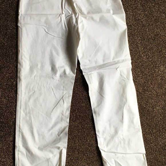 Women's Off White Ruby Rd Pants Slacks Front Zip Size 12 - Picture 5 of 7